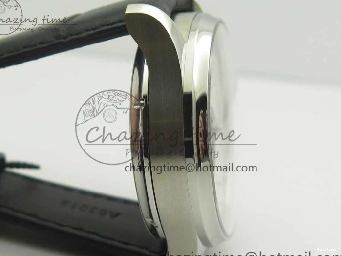 MIROTIME 0516 Efficient Portuguese Tourbillon IW5463 SS ZF Best Edition White Dial on Black Leather Strap 7170